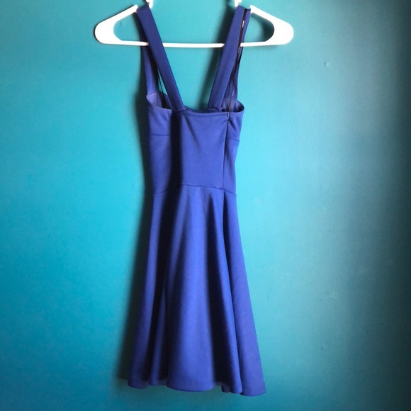 Forever 21 blue skater mini dress - Picture 2 of 2